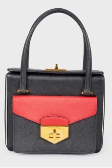 Bag with patch pocket in front