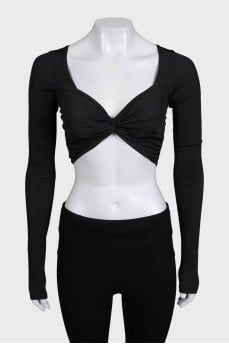 Long sleeve fitted top