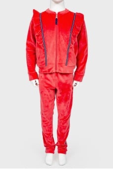 Children's velour suit