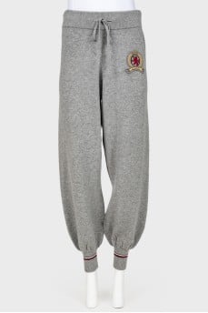 Flood wool trousers