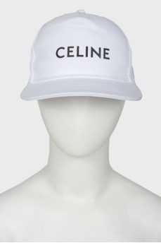 White cap with tag