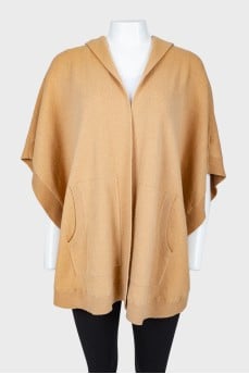 Hooded cape