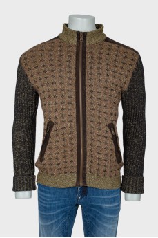 Men's zippered sweatshirt