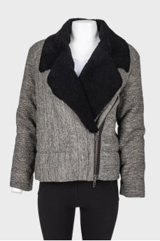 A detachable collar jacket