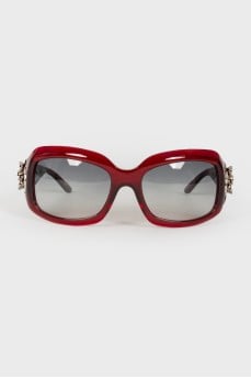 Pink flowers sunglasses