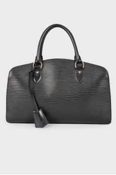 Black Epi Leather Jasmin Bag