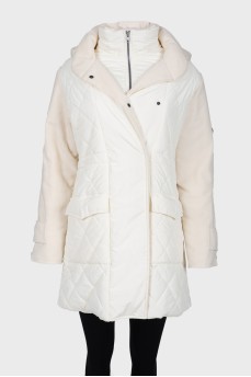 Children's textile sleeves milky jacket