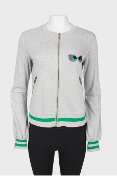 Gray sweatshirt with tag