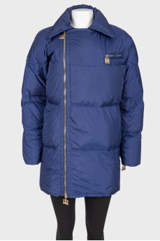 Brand's logo golden jacket