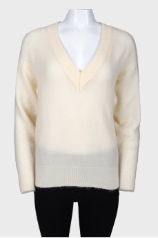 Milk fluffy pullover