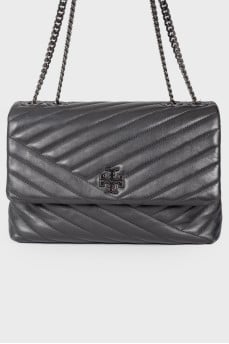 Quilted leather bag