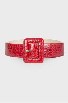 Reptile skin effect belt