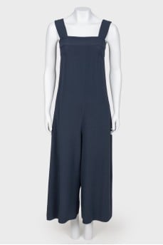 Dark blue overalls
