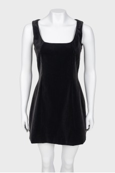 Velvet black dress