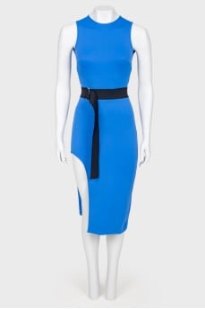 Dress with a belt