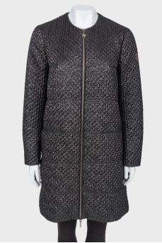 Textured metallic coat
