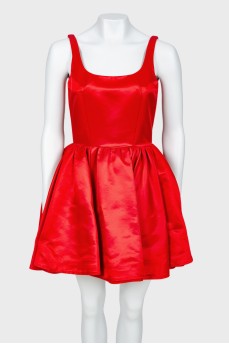 Red babydoll dress