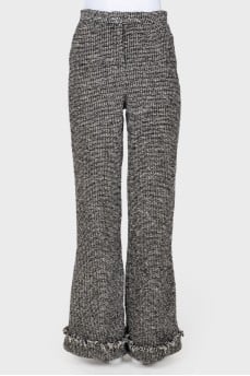 Houndstooth trousers