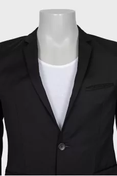 Men's black wool jacket