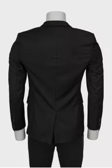Men's black wool jacket