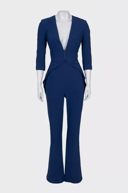V-neck jumpsuit