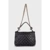 Черная сумка Rockstud Spike