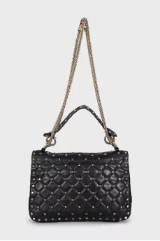 Черная сумка Rockstud Spike