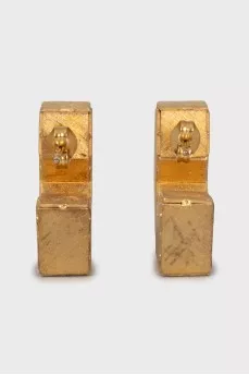 Silver Geometric Earrings