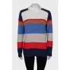 Multicolored cashmere jumper