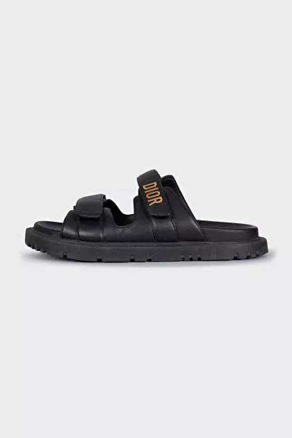 Black Dioract Sandals