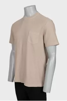 Men's T-shirt with patch pocket