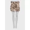 Skirt with golden buttons