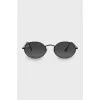 Oval thin frame sunglasses