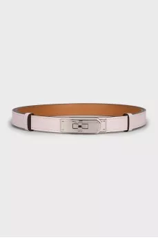 Kelly 18 Belt in Pink Leather