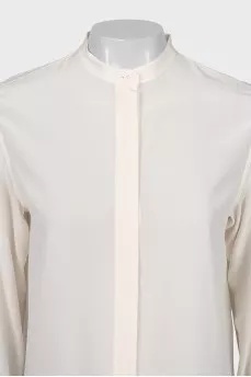Beige loose fit blouse
