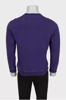 Men's sweatshirt with signature print
