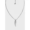Silver pendant with rhinestones