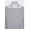 Loose-fitting dress with a flounce