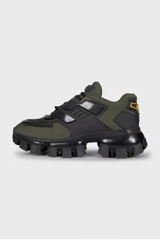 Cloudbust textile and rubber sneakers