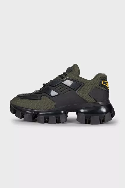 Cloudbust textile and rubber sneakers