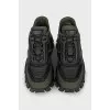 Cloudbust textile and rubber sneakers