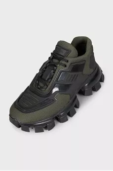 Cloudbust textile and rubber sneakers