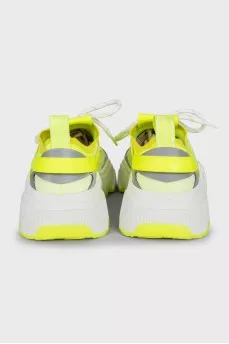 Daymaster Light Green Combo Sneakers