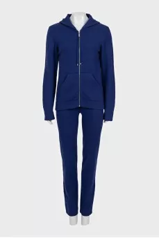 Blue cashmere suit