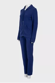 Blue cashmere suit