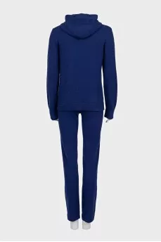 Blue cashmere suit