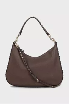 Коричневая сумка Rockstud