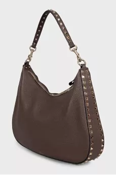 Коричневая сумка Rockstud