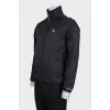 Men's black jacket with brand logo
