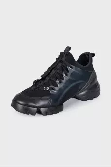 D-Connect textile and rubber sneakers